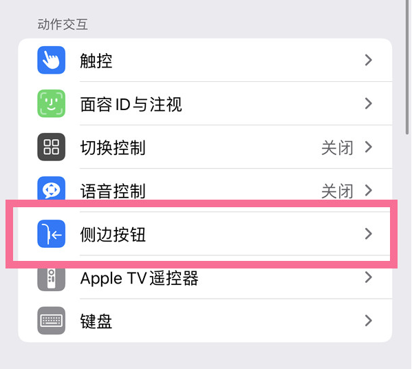 宜章苹果14维修店分享iPhone14 Plus侧键双击下载功能关闭方法 